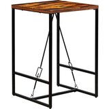 Barska miza iz trdnega predelanega lesa 70x70x106 cm | Shoptok.si