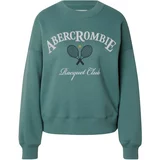 Abercrombie & Fitch Sweater majica 'CLASSIC SUNDAY' siva / žad / bijela