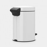 Brabantia kanta za smeće s pedalom newicon 5 l s plastičnim unutarnjim dijelom - white | shoptok.hr