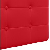  Držeće uzglavlje Zidne Lažna koža - Crvena 80 cm bez LED | shoptok.hr
