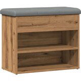 vidaXL Lavica za čevlje Artisan Oak 62x32x50 cm Inženirski les | Shoptok.si