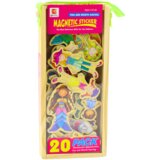  Set of Magnets Wooden Characters in Colorful Disguises, 20 pieces | shoptok.hr