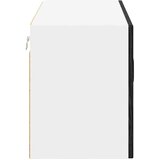  Zidni stakleni ormarić Lucca Crni hrast 80 x 31 x 40 cm | shoptok.hr
