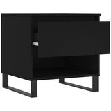 vidaXL Klubska mizica 2 kosa črna 50x46x50 cm inženirski les | Shoptok.si