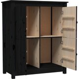  Komoda crna 83 x 41,5 x 100 cm od masivne borovine | Eponuda.ba