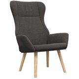  Stolica za opuštanje s tabureom od tkanine tamnosiva | shoptok.hr