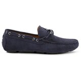 Duca di Morrone Mokasini & Jadralni čevlji Edoardo - Suede Blue Modra Cene