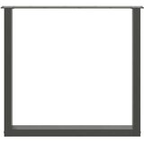  Noge za jedilno mizo v obliki črke U, 3 kosi, antracitne, 80 x (72-73) cm, jeklo, (22124017) | Shoptok.si