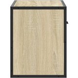 TV omarica sonoma hrast 60x31x39,5 cm inženirski les in kovina | Shoptok.si