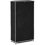 Ormarić za Cipele s Pokrovom od Tekstila 58 x 28 x 106 cm Crni | Eponuda.com