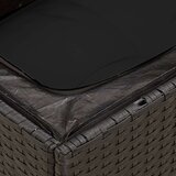  7-dijelni set vrtnih sofa od poliratana s jastucima crni | shoptok.hr