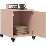 vidaXL Nočna omarica roza 36x38,5x43,5 cm jeklo, (21242832) | Shoptok.si