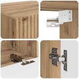  Set TV komoda Zidne 2 pcs Umjetnički hrast Konstruirano drvo | shoptok.hr