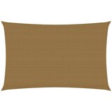 vidaXL Senčno jadro 160 g/m² taupe 6x8 m HDPE, (21206772) | Shoptok.si