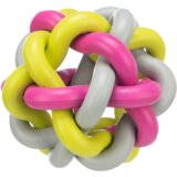 Trixie igrača za pse Pletena pisana žoga 10 cm | Shoptok.si