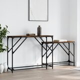  Uklapajući konzolni stolovi 2 kom boja hrasta konstruirano drvo | shoptok.hr