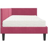  Kutni krevetni okvir s madracem Ostalo 2 pcs Zelena Baršun | shoptok.hr