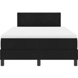  Kutna opružna kreveta s madracem Crna 120x200 cm Tkanina | shoptok.hr
