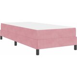  Krevet s opruga kutije s madracem Ružičasta 80 x 220 cm tkanina | shoptok.hr