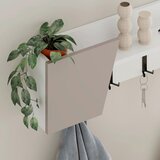 Livetastic Stenski Obešalnik Eleva, Bela, Mocha Rjava | Shoptok.si