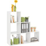 XORA REGAL 112/114/35 cm bela | Shoptok.si
