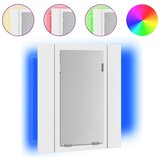  LED kupaonski ormarić s ogledalom bijeli 40x12x45 cm akrilni | shoptok.hr