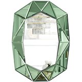 LUVODI Dekorativno Ogledalo za Steno, Ogledalo z Dvignjenim Robom, Več Barvnih Možnosti, Zelená, 100x72x3.5cm, (5000202170) | Shoptok.si