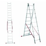 Alpos Alu Tehničke aluminijske ljestve tehničke dvodijelne 47-10 | shoptok.hr