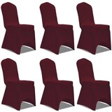 vidaXL Navlake za Stolice Rastezljive Bordo 6 kom Cijene