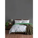  meltem - green whitegreen ranforce super king quilt cover set (eu) (it) | ePonuda.com