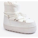 Boto Women's White Snow Boots with Lacing Toolsa | Shoptok.si