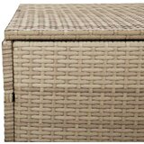  Vrtna kutija za pohranu bež 110x50x58 cm poli ratan | shoptok.hr