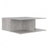  Stolić za kavu siva boja betona 80 x 80 x 31 cm od iverice | Eponuda.com