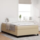 vidaXL Box Spring Krevet s Madracem Svijetlo Zelena Siva 120x200 cm Kordurovna Tkanina | shoptok.hr
