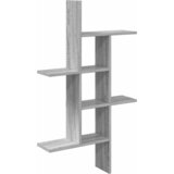 vidaXL Stenska polica Siva Sonoma 61 x 15 x 102 cm Inženirski les, (5000307406) | Shoptok.si