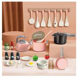 KITCHEN Set Pots Cooking Accessories Food Pink 32 pcs. | shoptok.hr