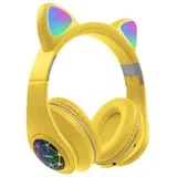 Bluetooth brezžične otroške slušalke z naušniki, rumena, (20539802)