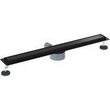 Tuš kanal 2-u-1 sa 360° sifonom Crna 80 cm Nehrđajući čelik 304 | shoptok.hr