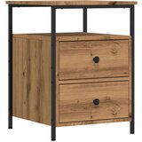 vidaXL Nočna omarica artisan hrast 44x45x60 cm inženirski les | Shoptok.si