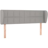 Maison Chic vzglavna omarica - nočna omarica - posteljna omarica z ušesi svetlo sivo 147x23x78/88 cm blago, (21710982) | Shoptok.si