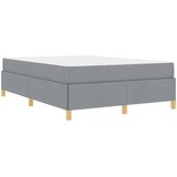  Krevetna konstrukcija Svijetlo siva 160 x 200 cm tkanina | shoptok.hr