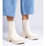 Gemre Beige ankle boots with flexible upper Beringo | Shoptok.si