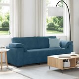  Trosjed Plavi 220x77x82 cm Baršun | shoptok.hr