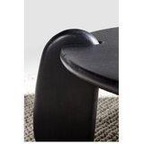 MOME Crni okrugao stolić za kavu od masivnog manga ø 80 cm Tamira – | shoptok.hr