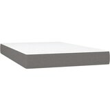  Box spring postelja z vzmetnico LED temno siva 120x200 cm blago, (20725980) | Shoptok.si