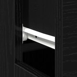  Crni hrast stol - 100x50x75 cm - Izrađen od konstruiranog drva | shoptok.hr