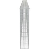  Gabionski zid s poklopcima od pocinčanog čelika 600 x 30 x 150 cm | shoptok.hr
