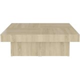 vidaXL Klubska mizica sonoma hrast 90x90x28 cm iverna plošča, (20712621) | Shoptok.si
