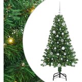 vidaXL Umestno božično drevo Zelena 150 cm PVC, jeklo in plastika | Shoptok.si