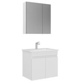 Hanah home Kupatilski ormarić sa umivaonikom i ogledalom (2 komada) Tivoli 65 689 | Eponuda.com